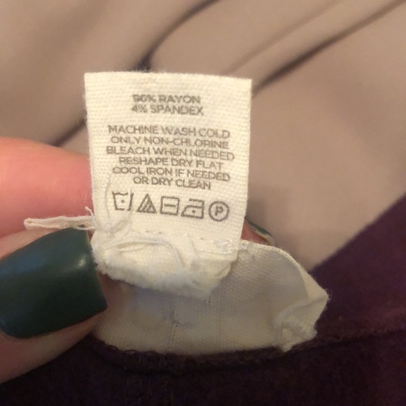 Dark purple sweater top - Picture 4 of 4